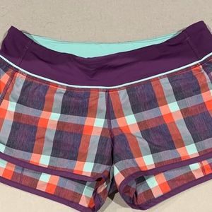 LULULEMON  RUN SPEED lined shorts sz 6